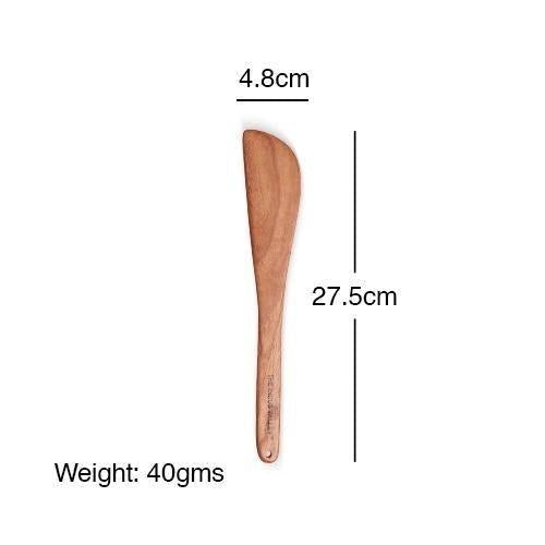 The Indus Valley Neem Wood Cooking Spoon - Compact Flip (27CM | Handmade | 100% Natural) - view 2