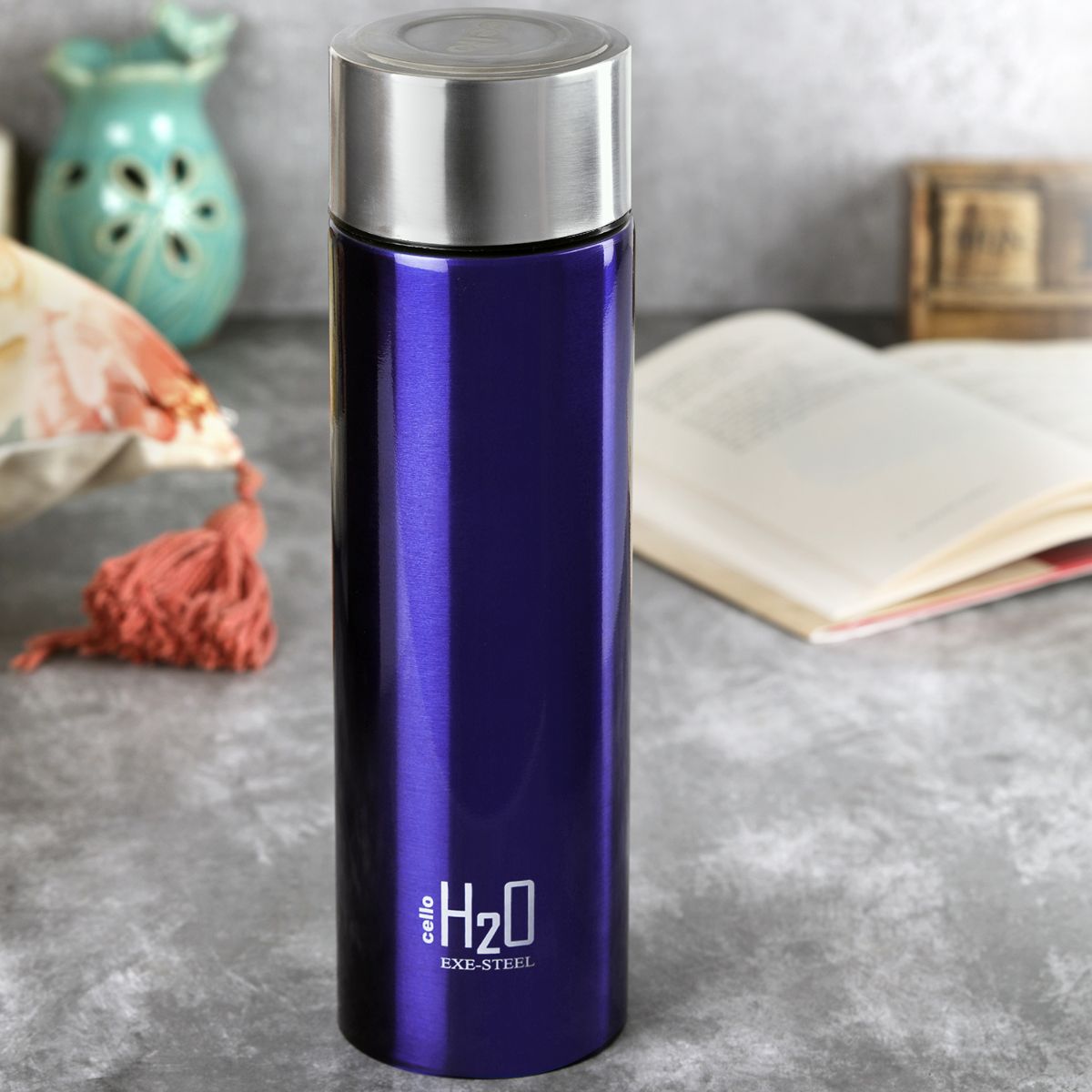 Cello H2O Stainless Steel Water Bottle, 1000ml - view 7