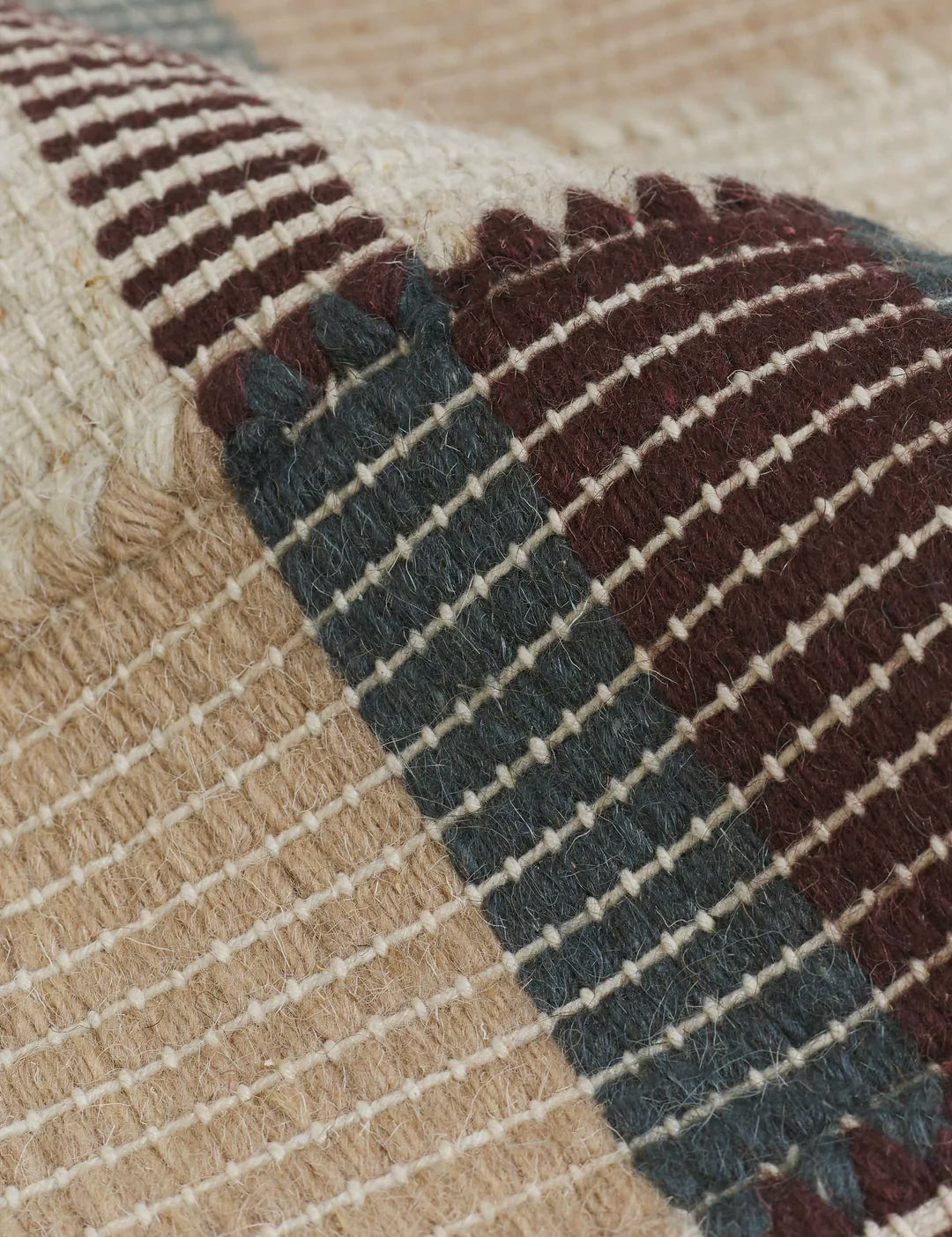 Lulu and Georgia Marli Flatweave Wool Rug by Nina Freudenberger - view 11