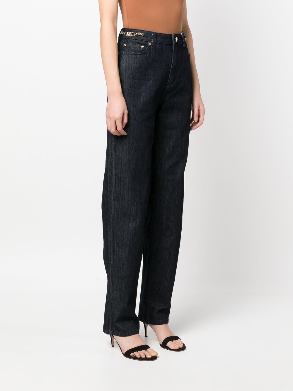 Mmk Cropped denim jeans - view 2