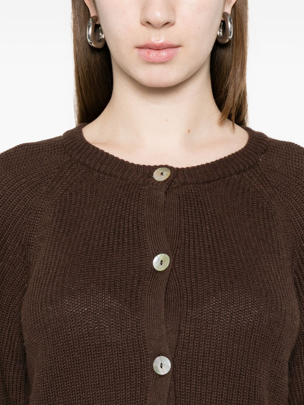 Beyou Cotton and cashmere cardigan – Cotton 85%, Cashmere 15% - view 5