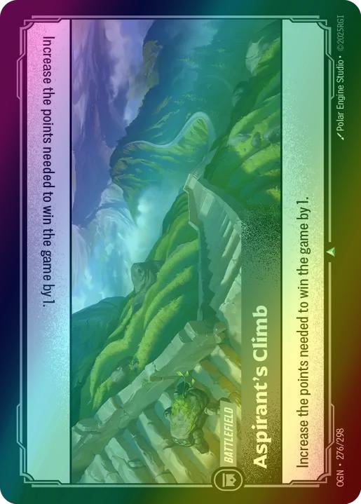 298 origins foil – Riftbound Aspirant's Climb - 276/298 [Origins] [Foil]