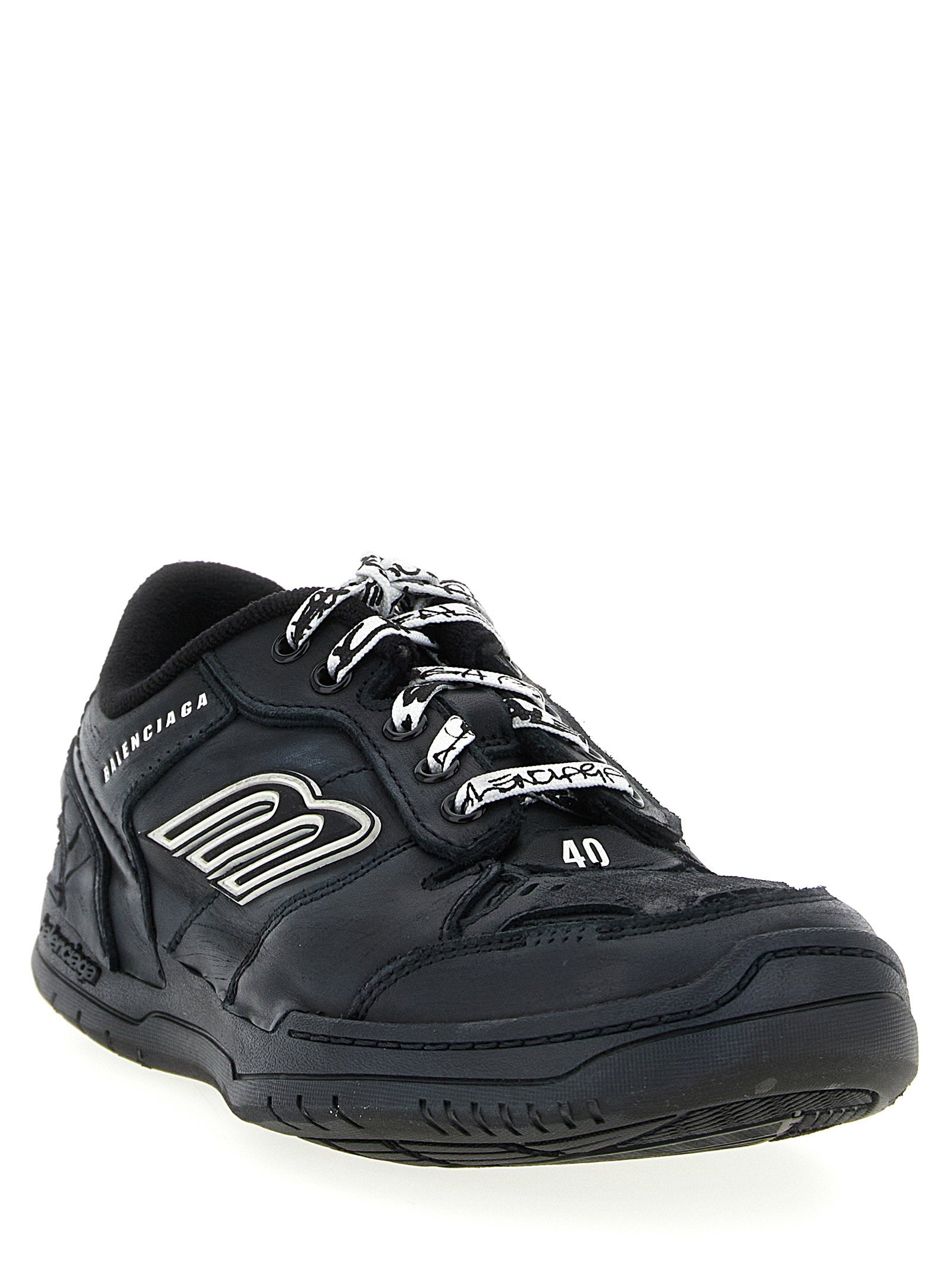 Balenciaga Hamptons Worn-out Sneakers - view 2