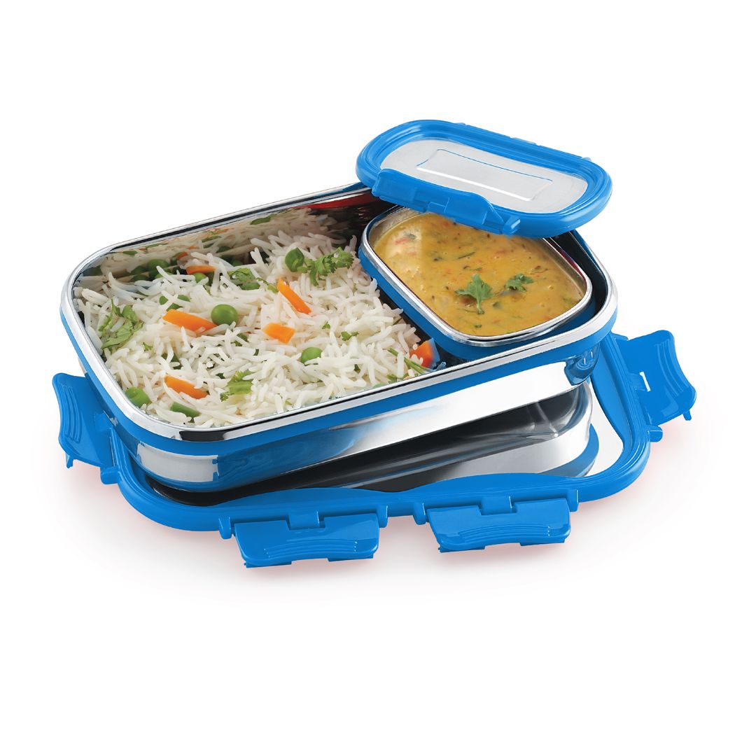 Cello Click It Stainless Steel Lunch Box, Big - view 3