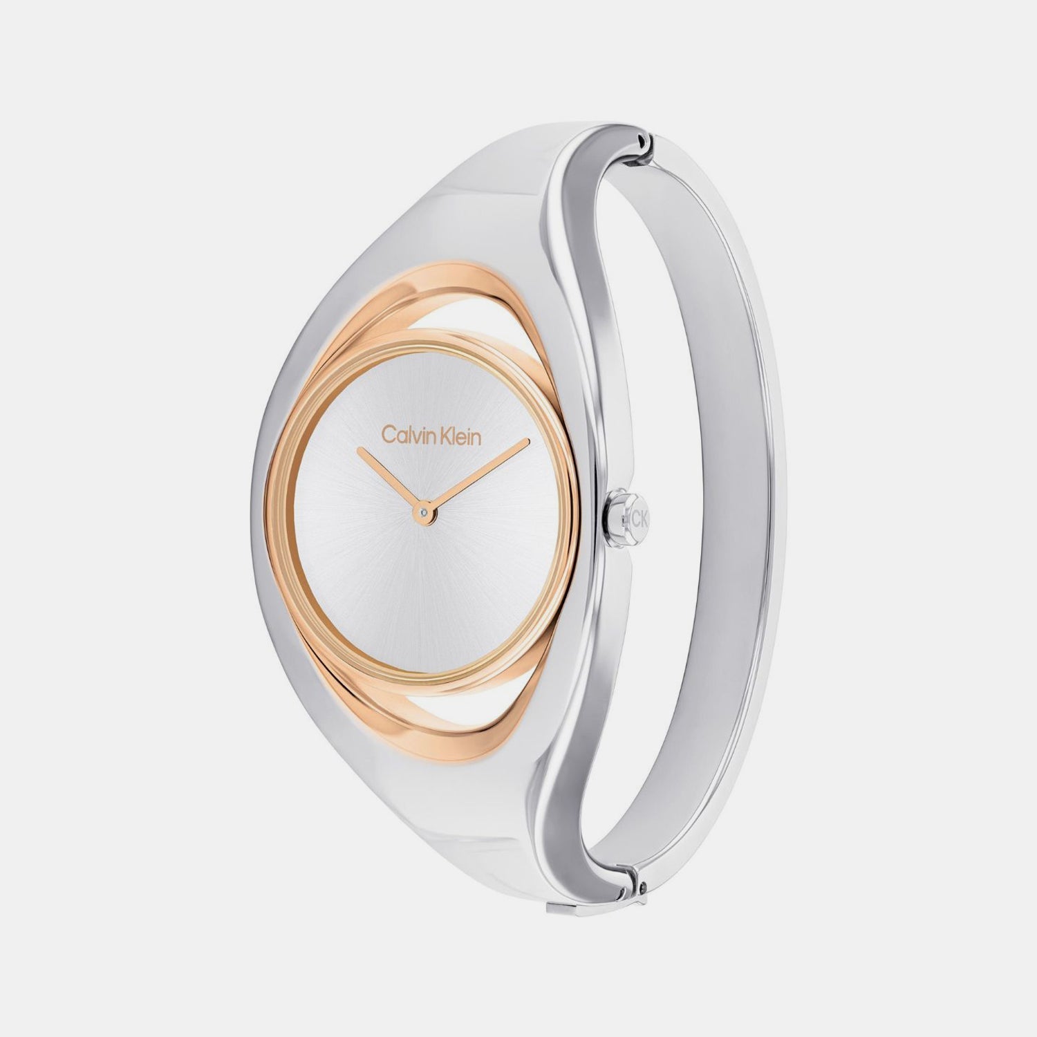 Calvin Klein Ck Elation Women Quartz Silver Dial Analog Stainless Steel Watch 25200393 - view 2
