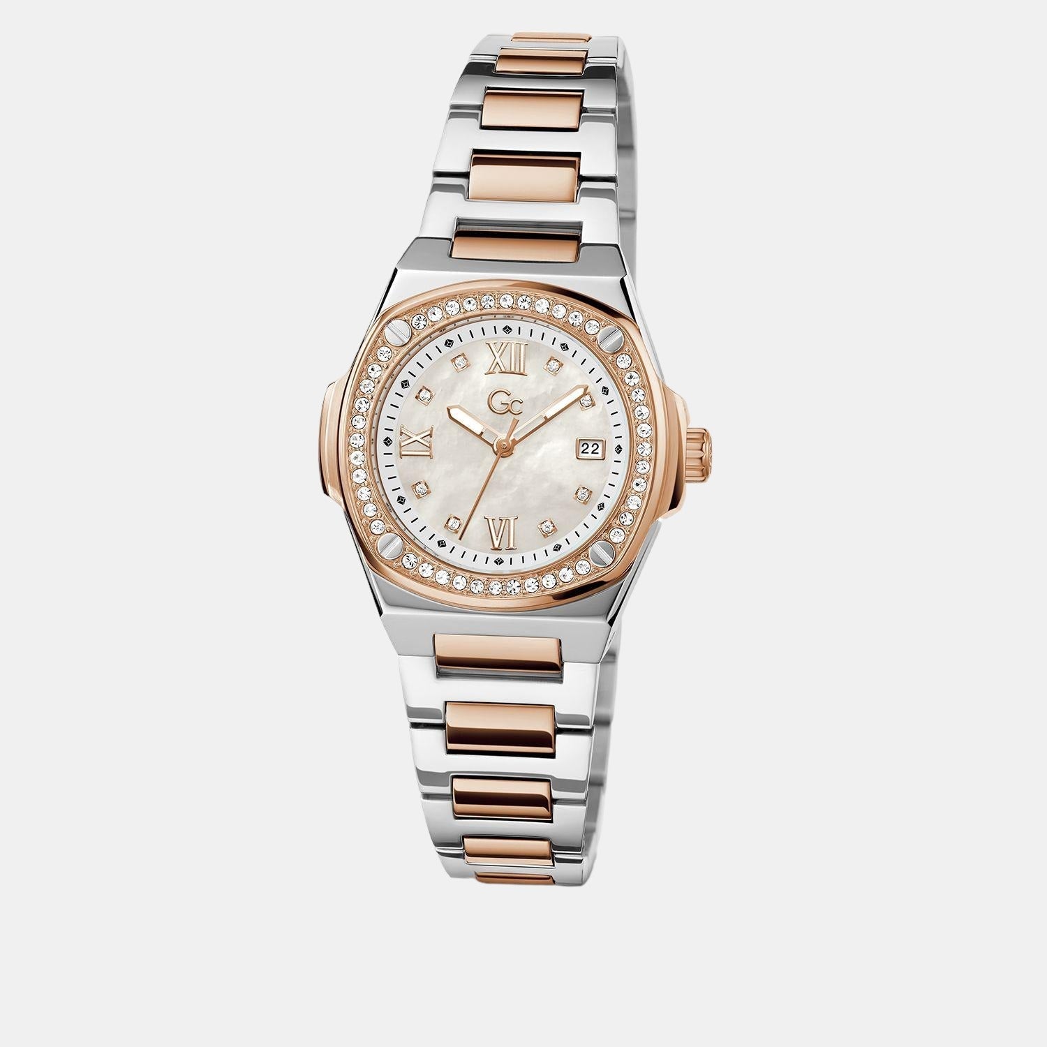 GC Coussin Shape Women Quartz White Dial Analog Stainless Steel Watch Z12003L1MF - view 5