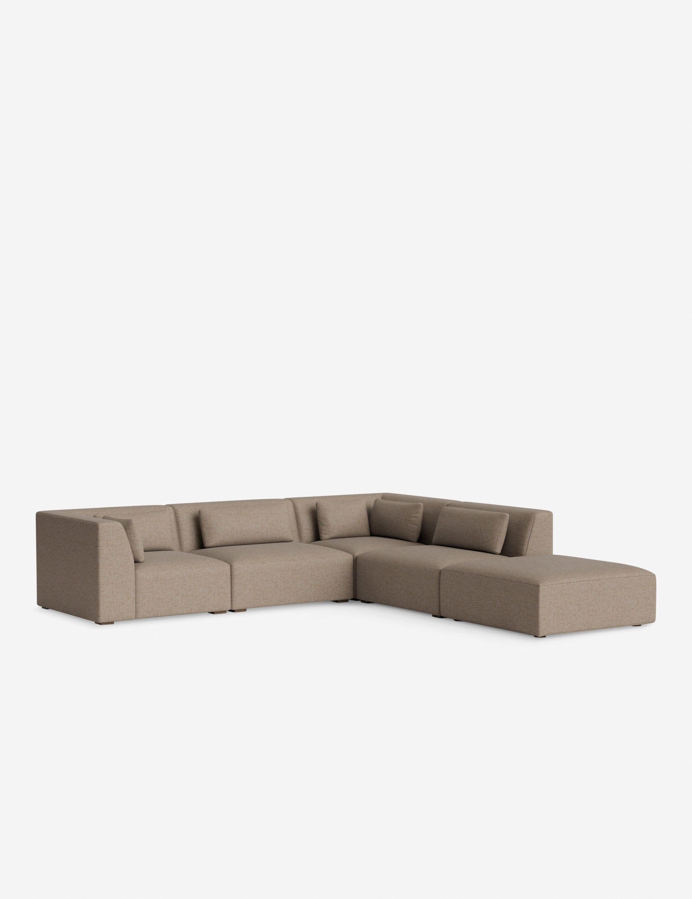 Lulu and Georgia Koh Modular Sectional Sofa With Ottoman - view 186