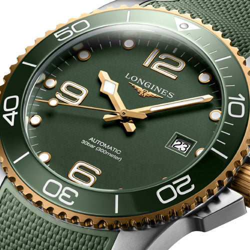 Longines Hydroconquest Green Matt Dial Men 41mm - view 2