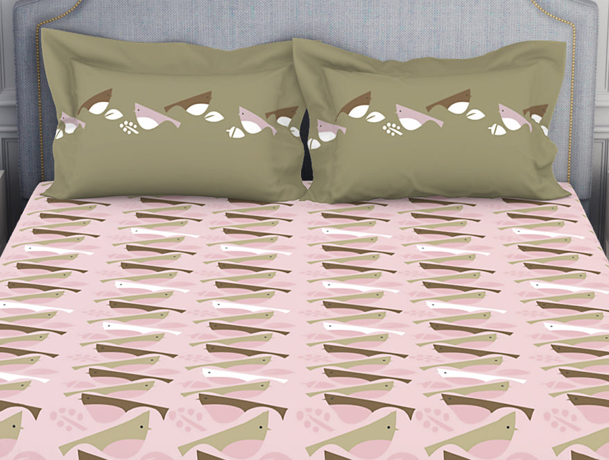 Spaces India Youthopia Floral 100% Cotton Double Bedsheet - Essentials by Spaces - view 10
