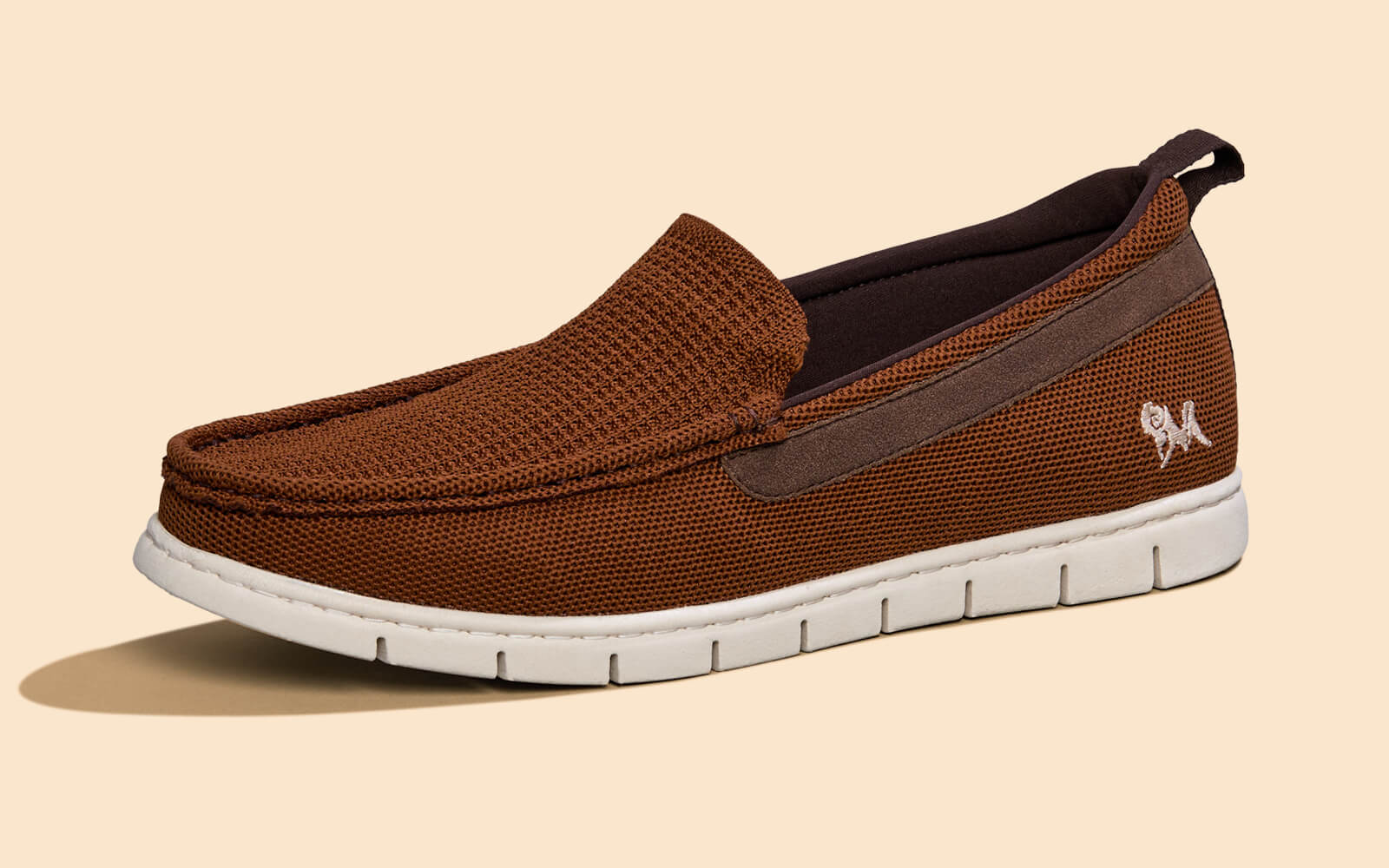 Neeman's Flex Knit Loafers : Tan - view 6