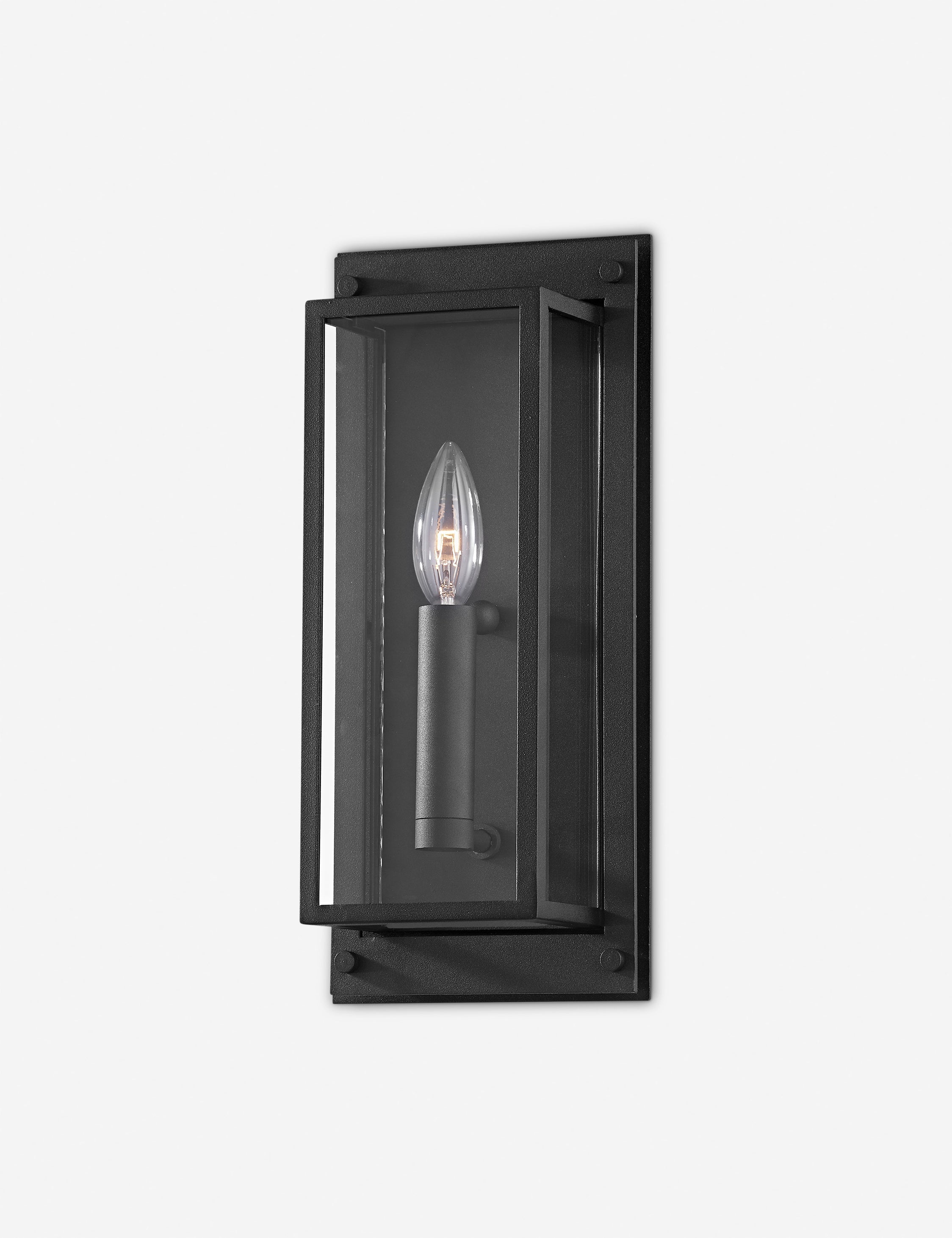 Lulu and Georgia Cliburn Outdoor Sconce – Black
