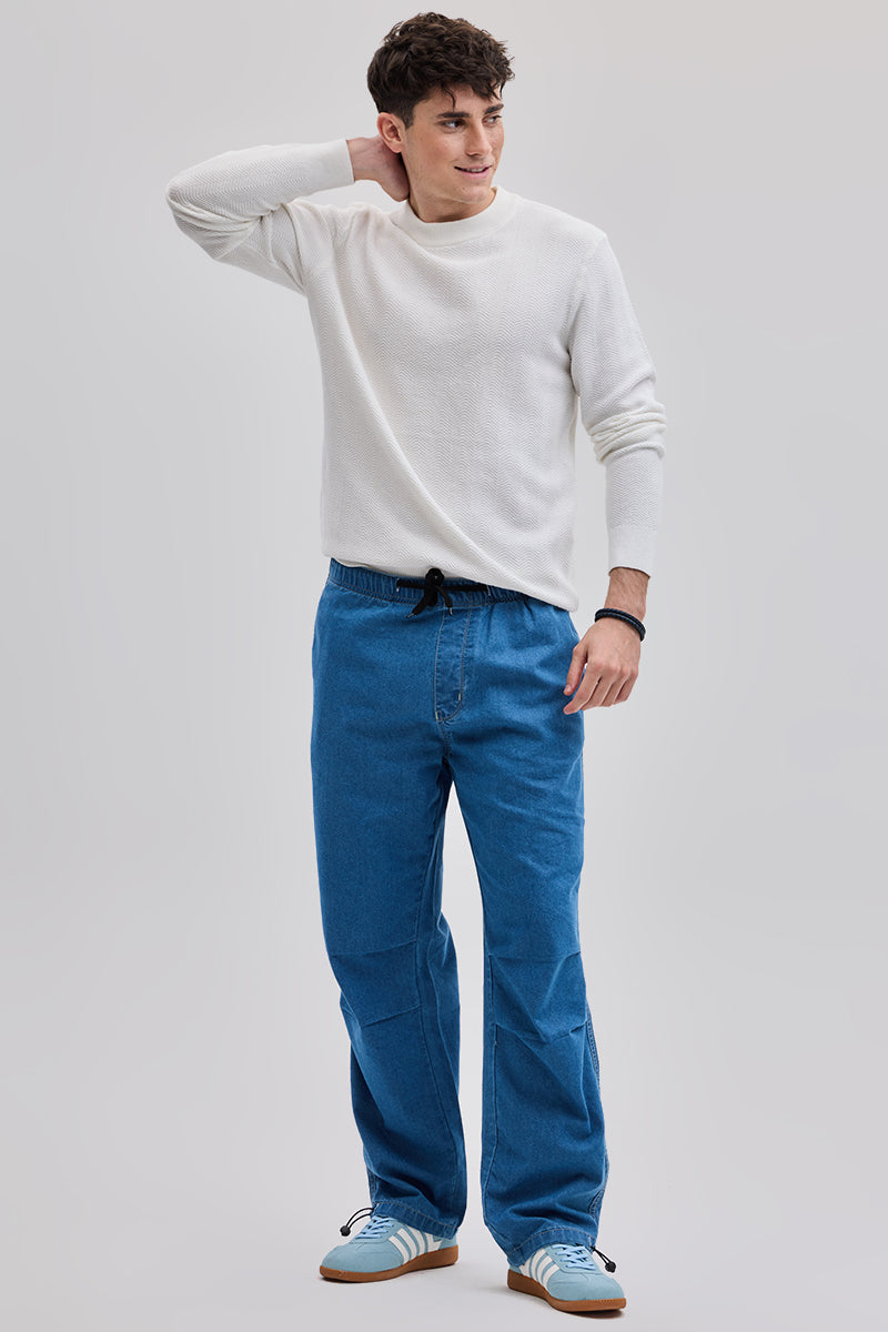 SNITCH White Knitted Sweater - view 3