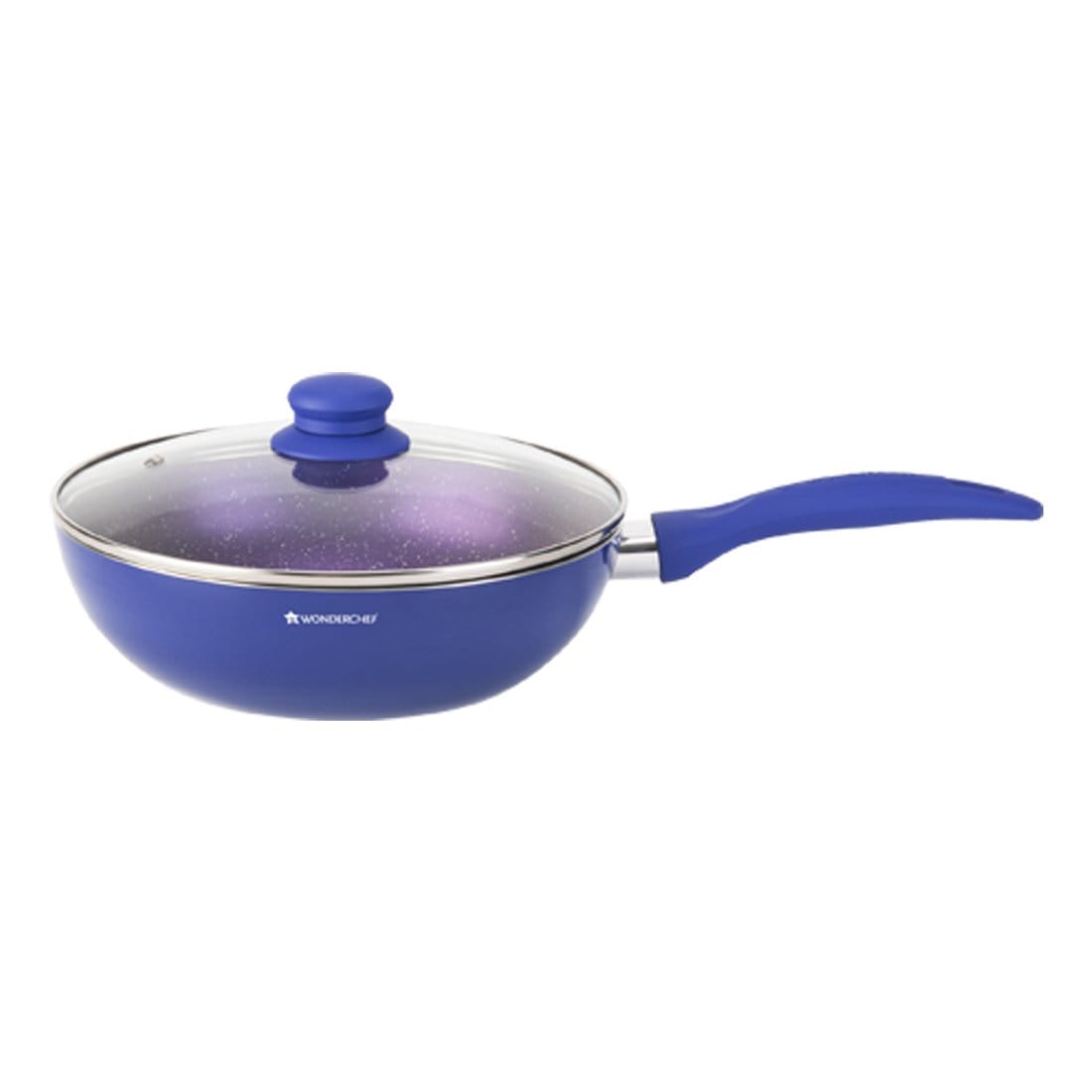 Wonderchef Renewed Blueberry Aluminium 24cm Wok .