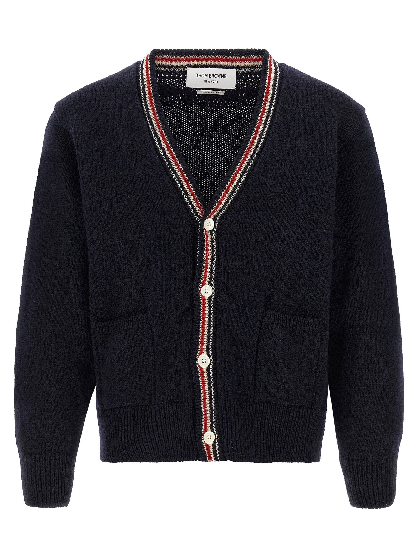 Thom Browne Hector Cardigan – 70% wool, 30% mohair