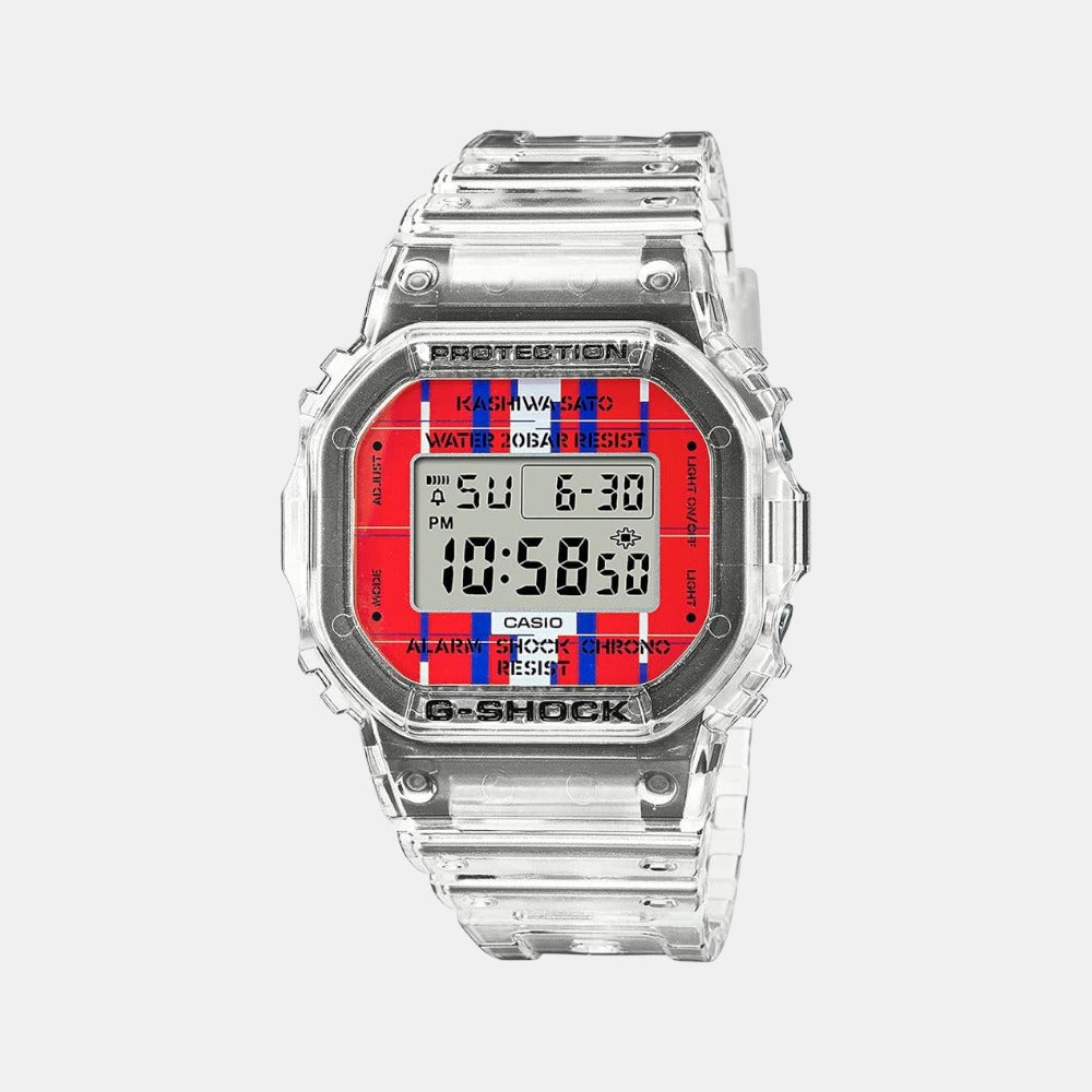 Casio G-Shock Men Quartz Red Dial Digital Resin Watch G1106
