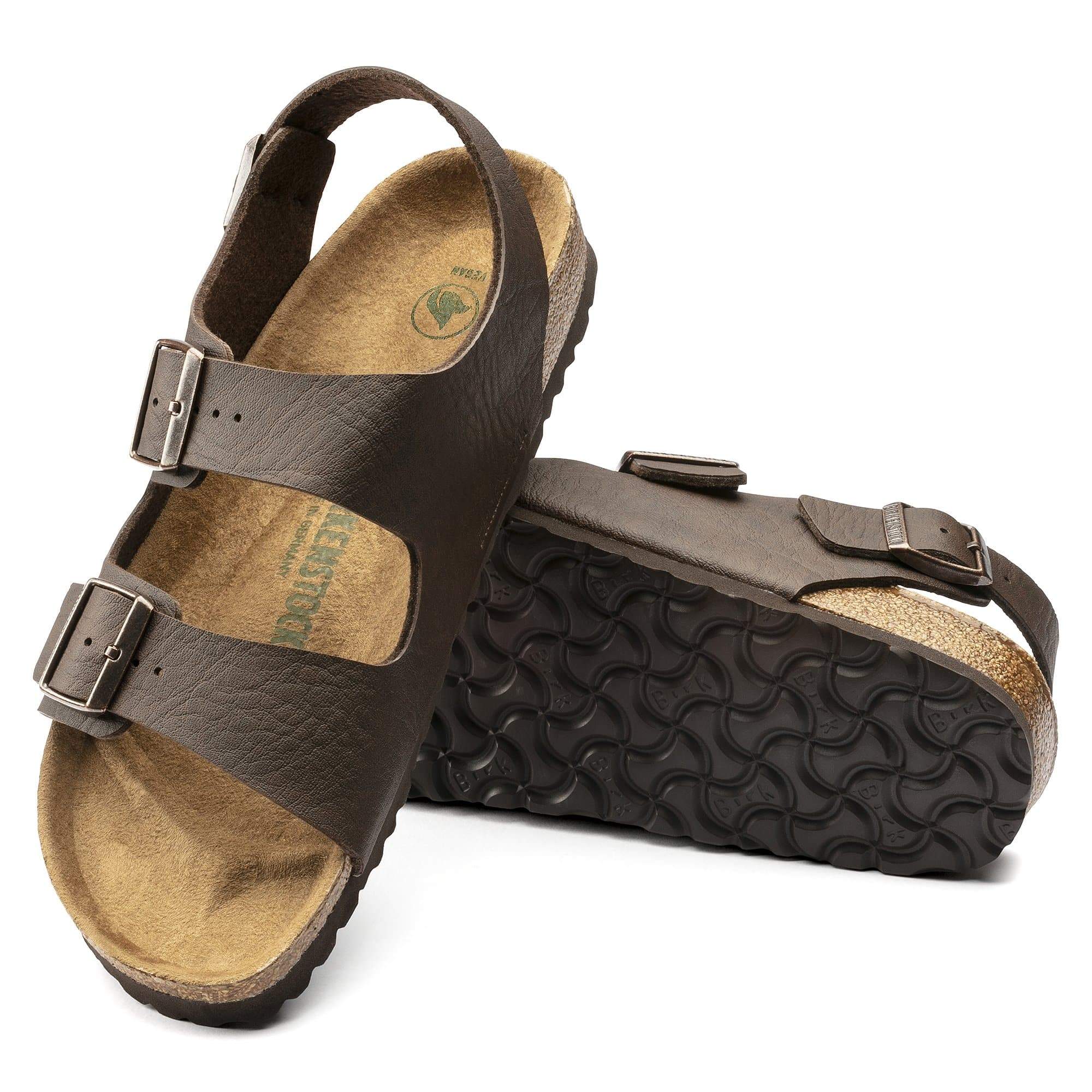 Birkenstock Milano Birko-Flor – Brown Brown/Saddle Matt Brown
