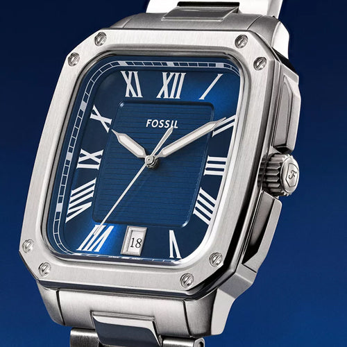 Fossil Crosby Blue Dial Men 42mm FS6121 - view 4