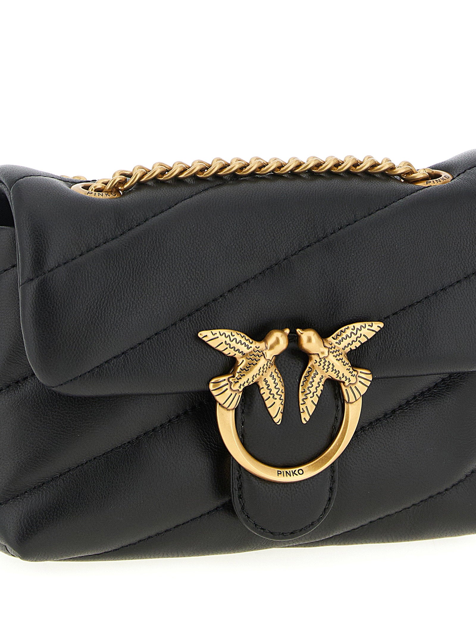 Pinko Baby Love Puff Crossbody Bag – 100% lamb leather - view 3