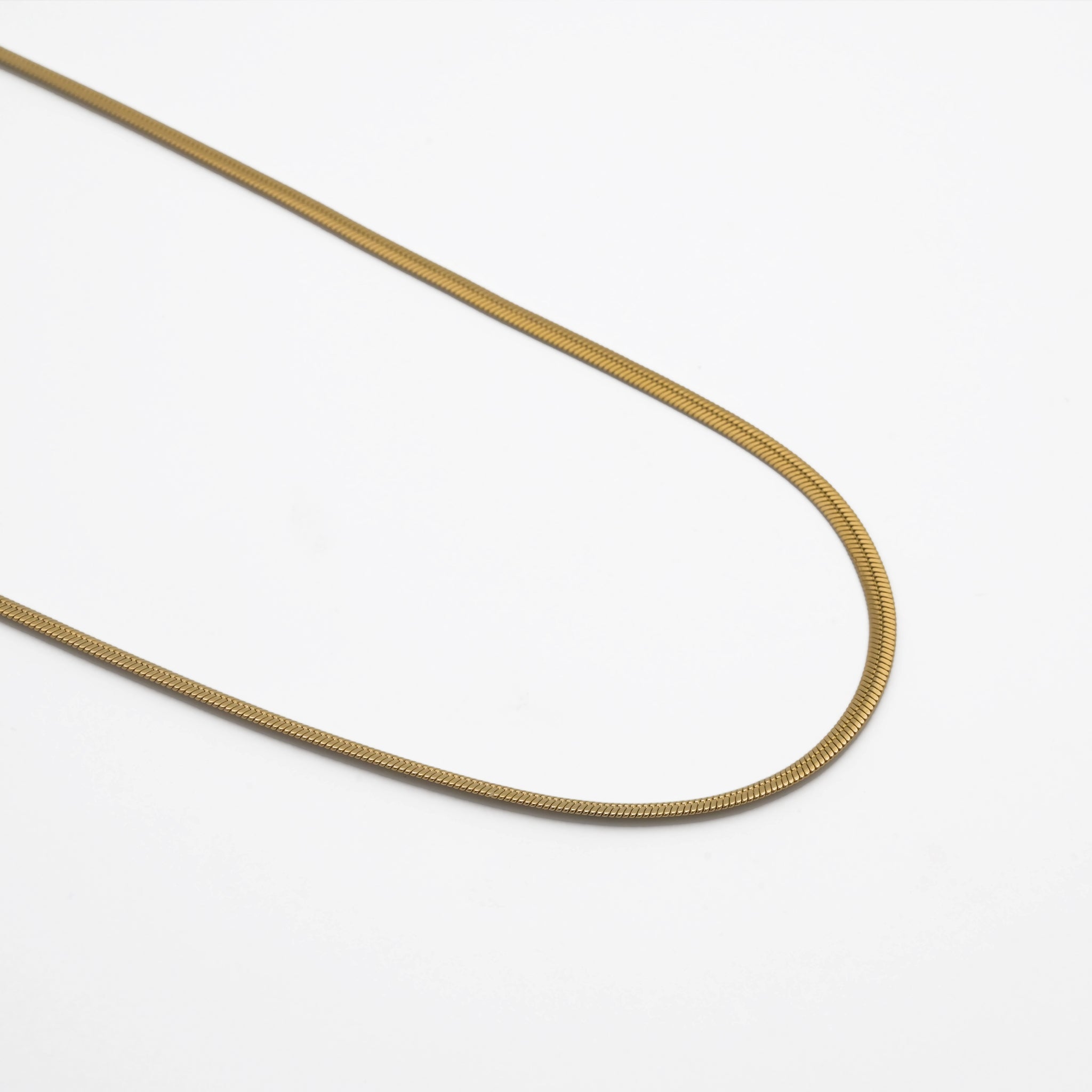 Branta Gold Snake Necklace Chain For Women and Girls - view 3