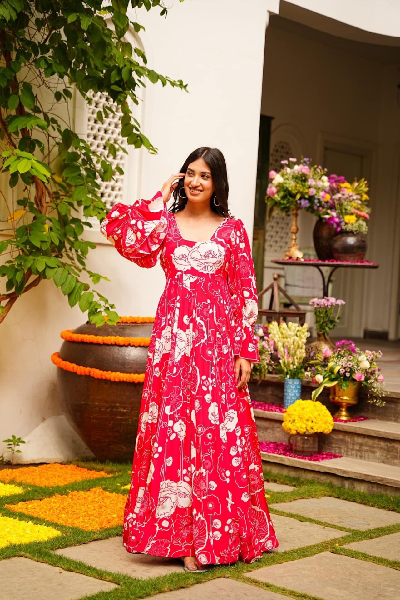 Idaho-o Rosie red chinon maxi - view 2