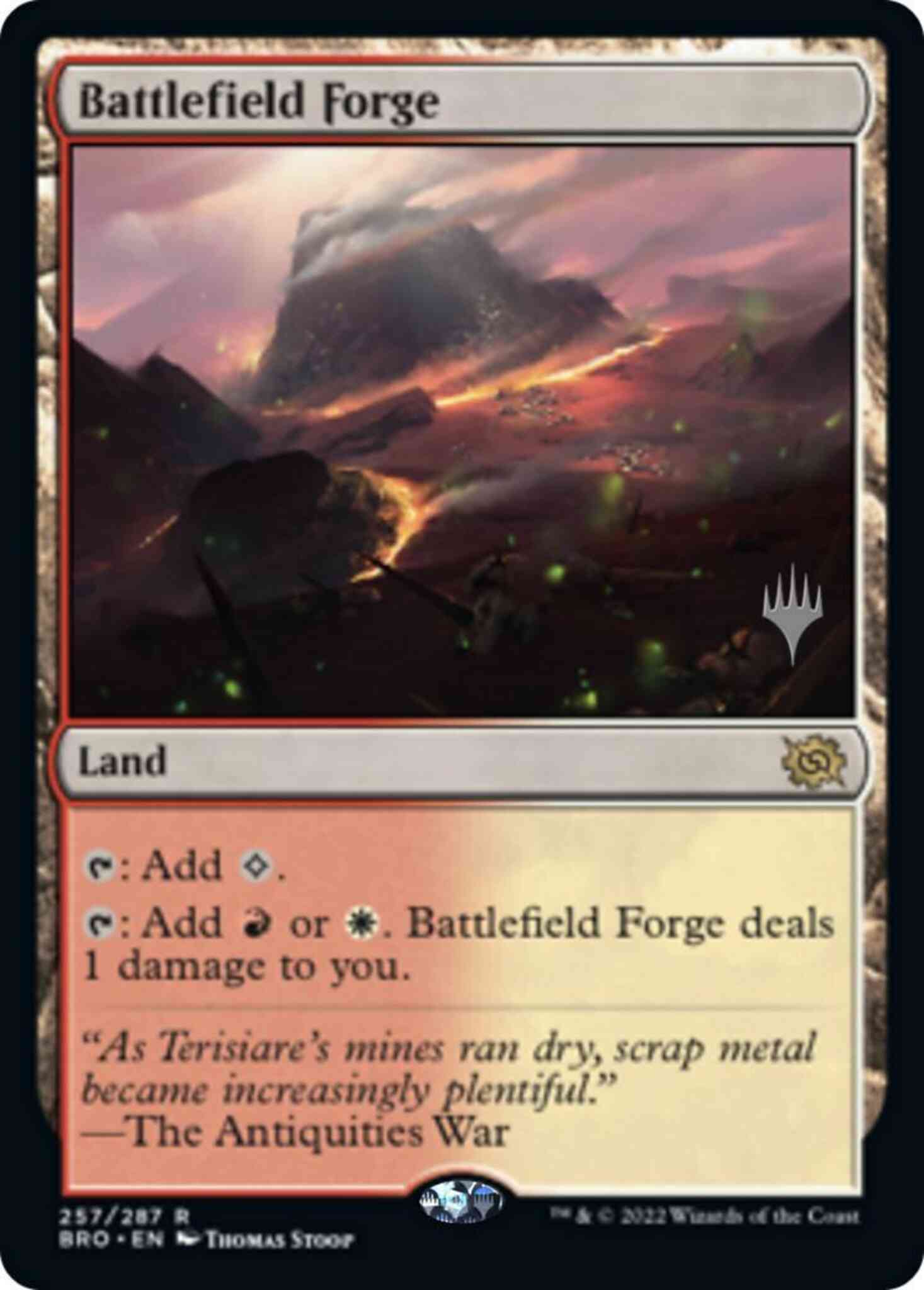 Battlefield forge 257p – Magic Battlefield Forge [257p] [Promo Pack] [The Brothers' War: Promos] [Non-Foil]