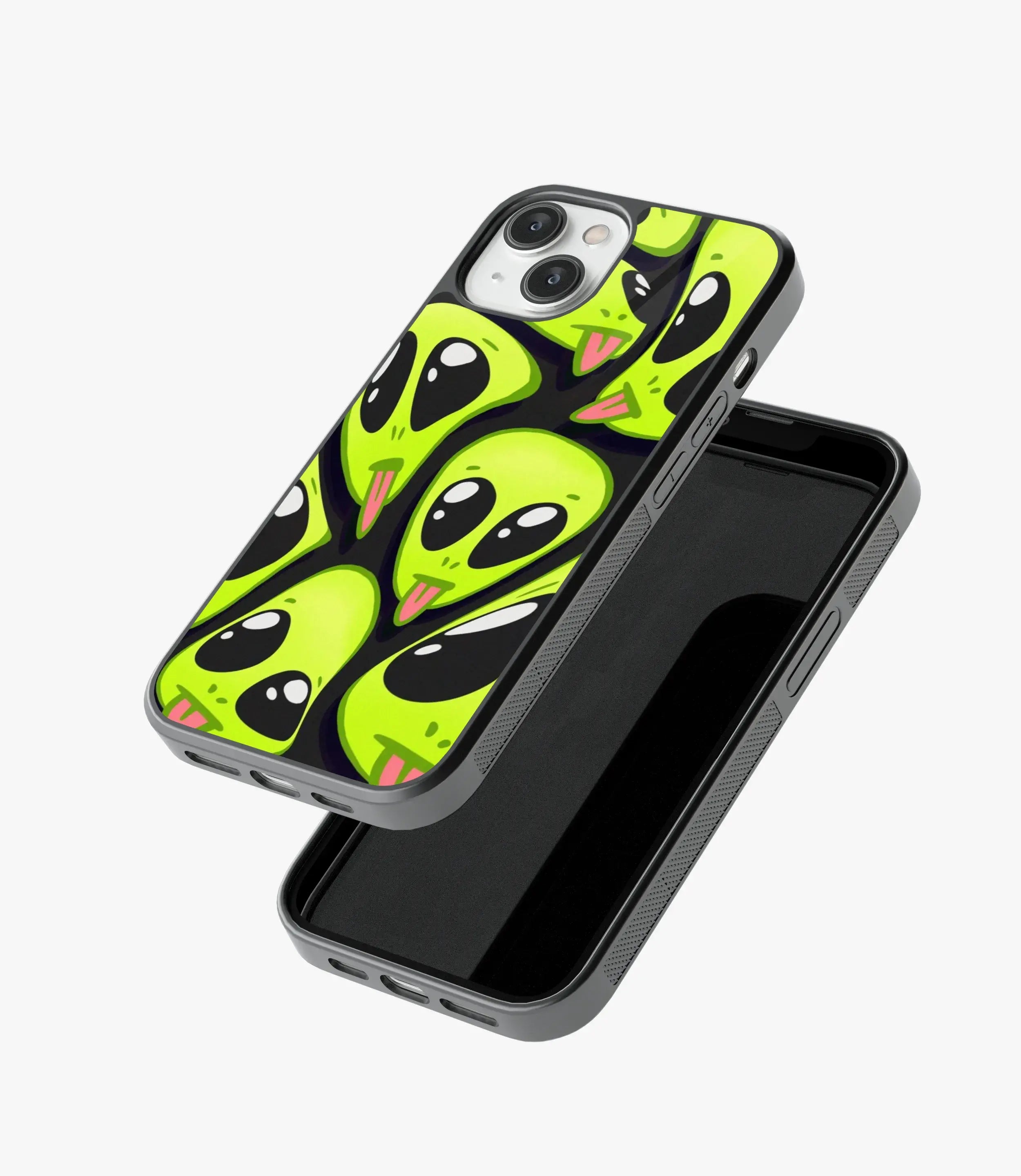 The Case Company Crazy Alien Glass Phone Case - view 2