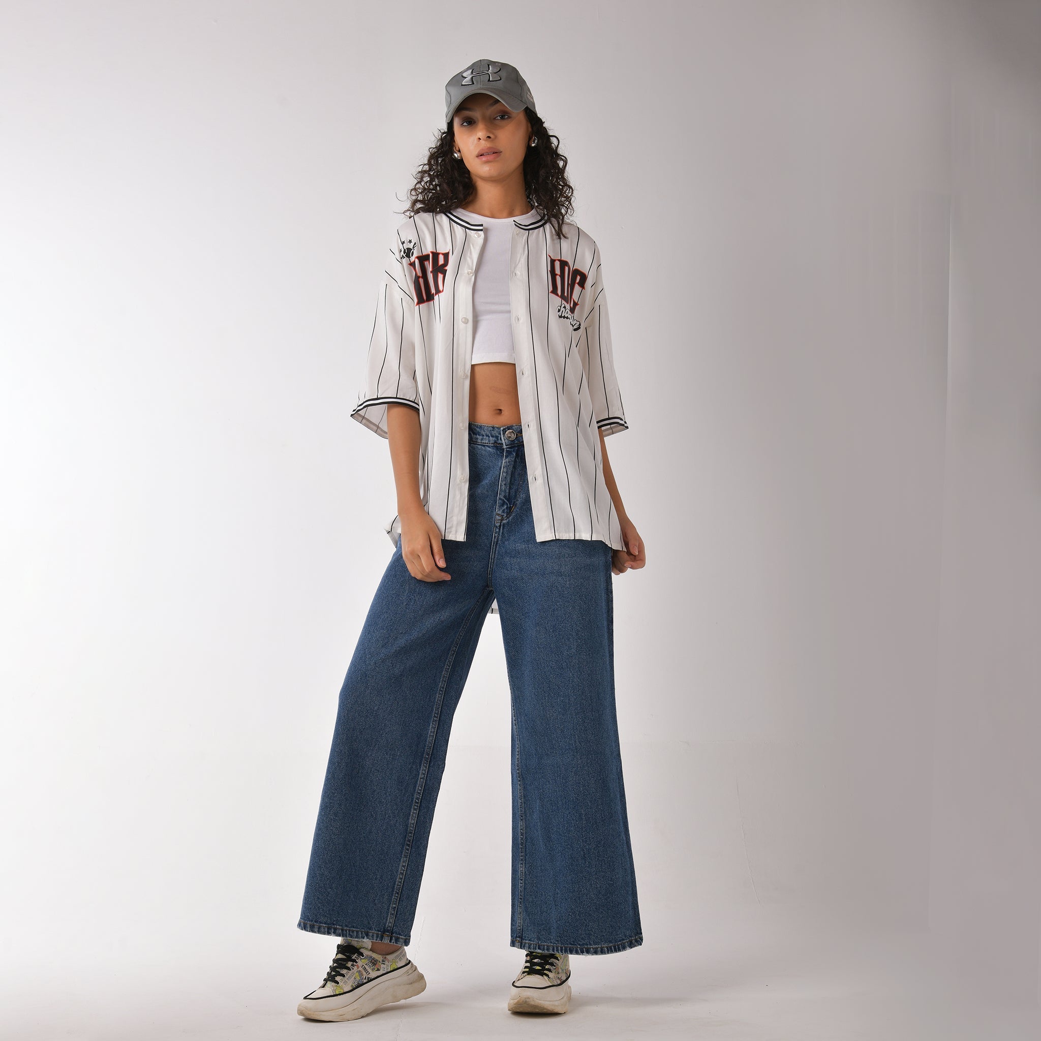 I Z F Oversized Baggy Jeans – Blue - view 5