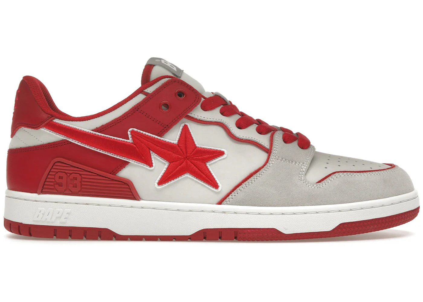 BAPE A Bathing Ape Sk8 Sta #5 Red