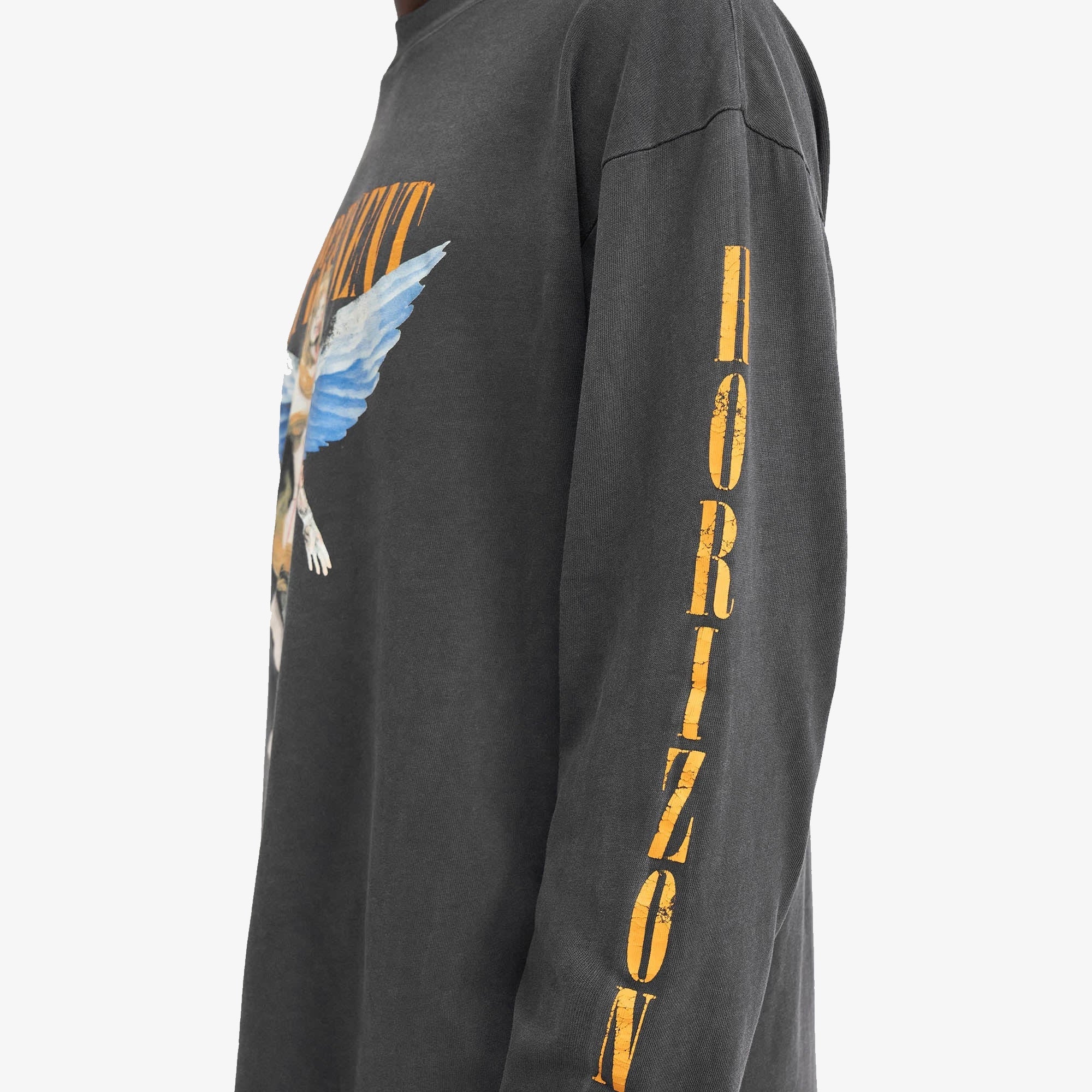Represent | REBORN LONG SLEEVE T-SHIRT { AGED BLACK - view 4