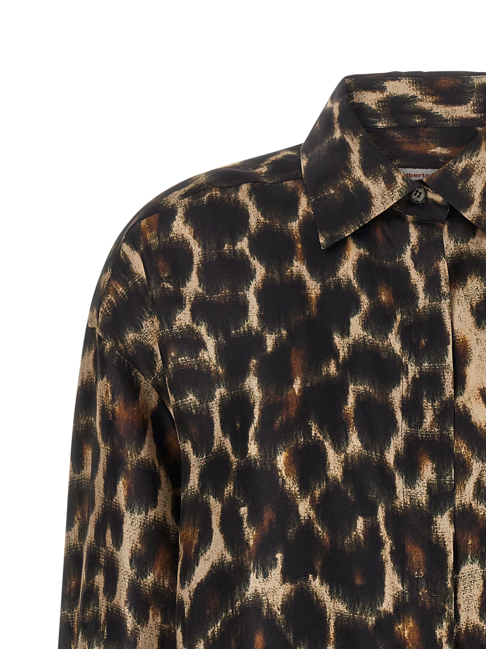 Alberto Biani Jaguar Print Shirt – 100% silk - view 3