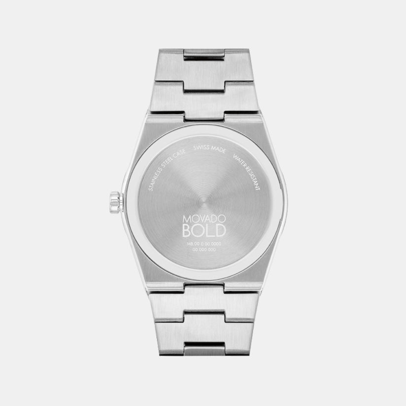 Movado Bold Men Quartz Blue Seafoam Dial Analog Stainless Steel Watch 3601243 - view 3