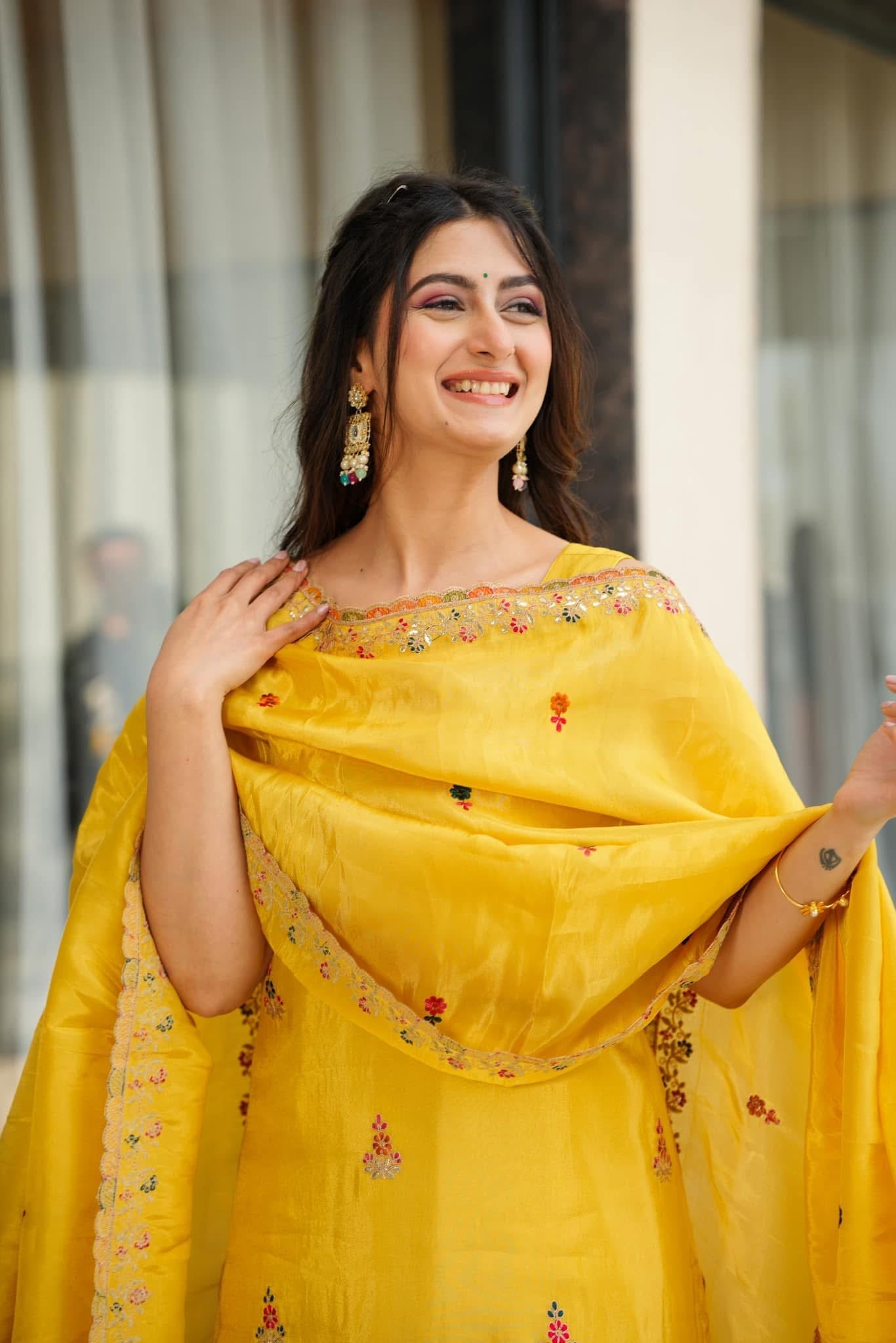 Idaho0 Mimosa luxe yellow suit set - view 2