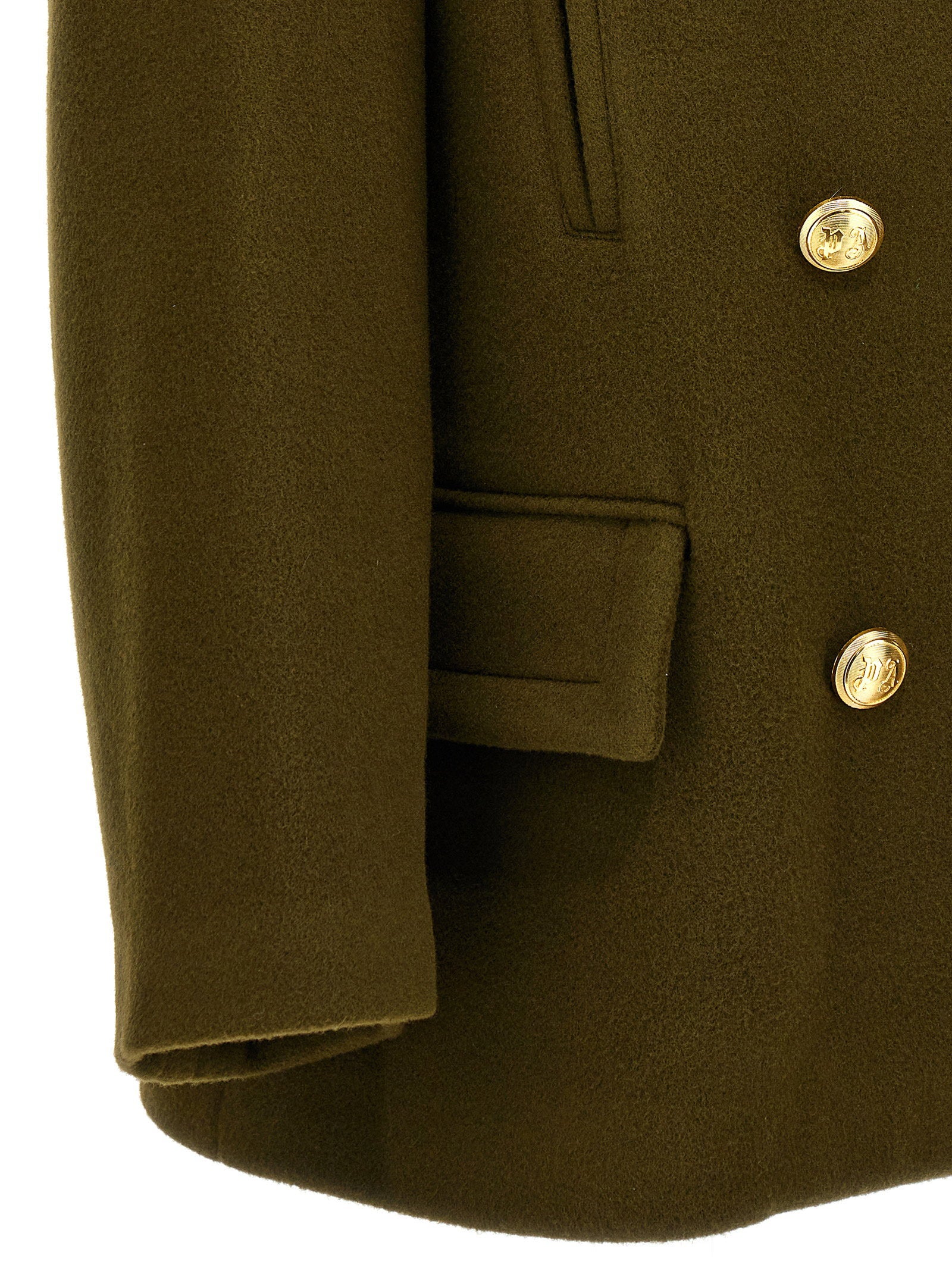 Palm Angels Palm Embroidery Coat - view 4