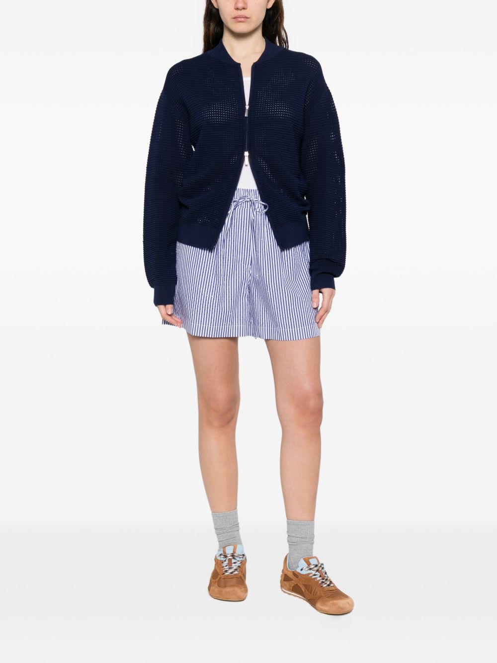 Parosh Striped cotton shorts – Cotton 100% - view 2