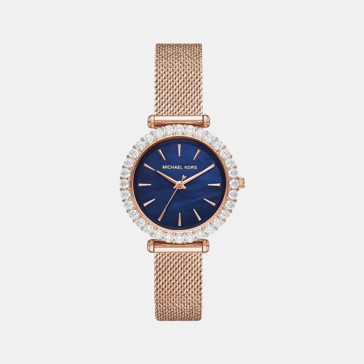 Michael Kors Darci Women Quartz Blue Dial Analog Stainless Steel Watch MK4630