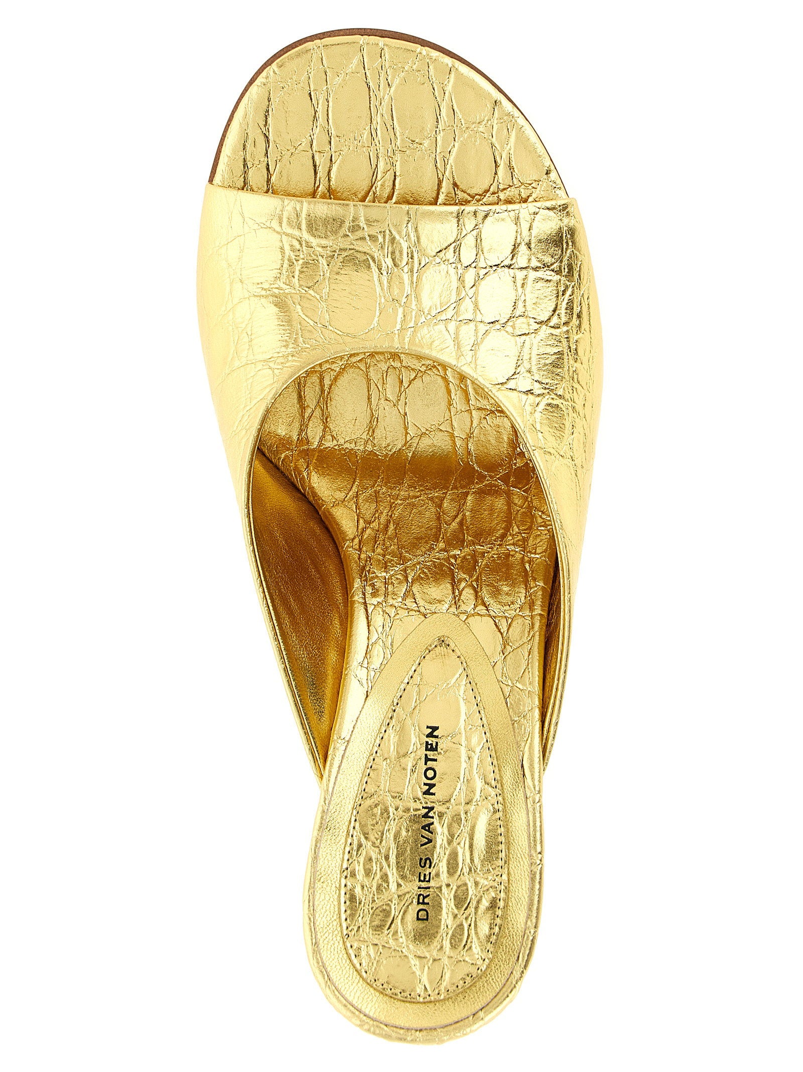 Dries Van Noten Curved Wedge Mules - view 4