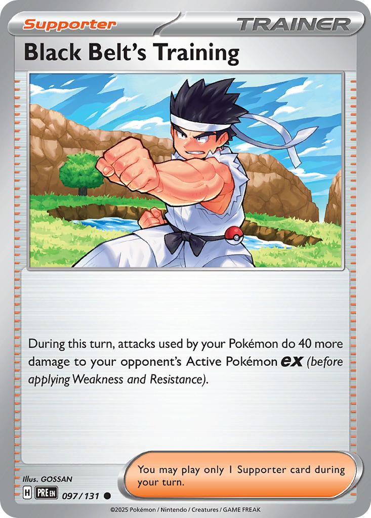 Common sv085-097 non-holo – Pokémon Black Belt's Training - 097/131 - Common [sv085-097] [Non-Holo]