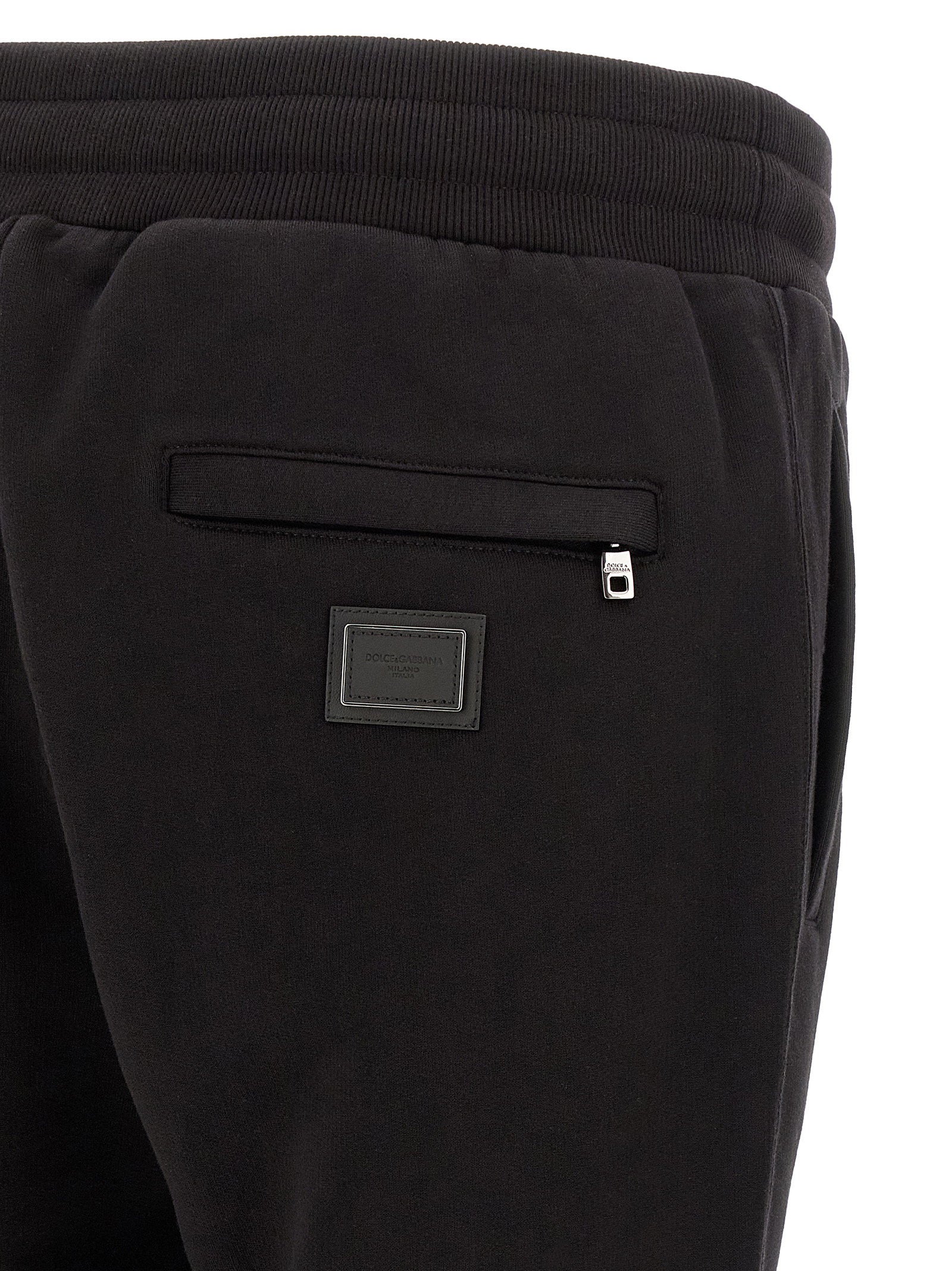 Dolce & Gabbana Logo Plaque Joggers – 100% cotton - view 4
