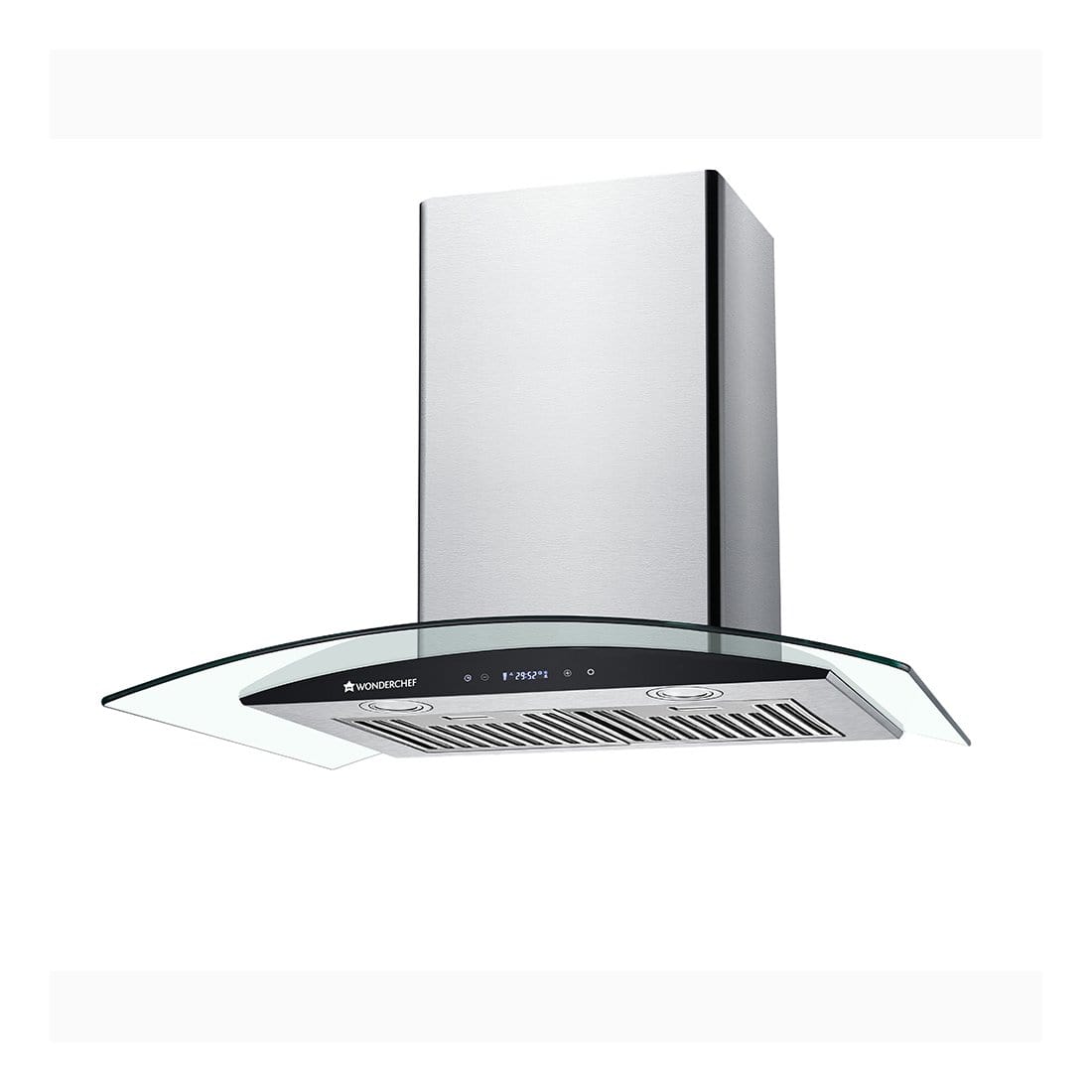 Wonderchef Napoli Curve Glass Chimney 60cm/1250m3/h - view 5