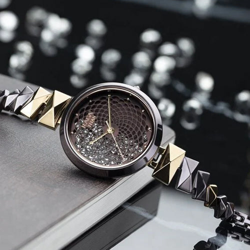 Titan Raga Facets Brown Dial Analog Stainless Steel Strap watch for Women 31mm NS95121KM01 - view 5