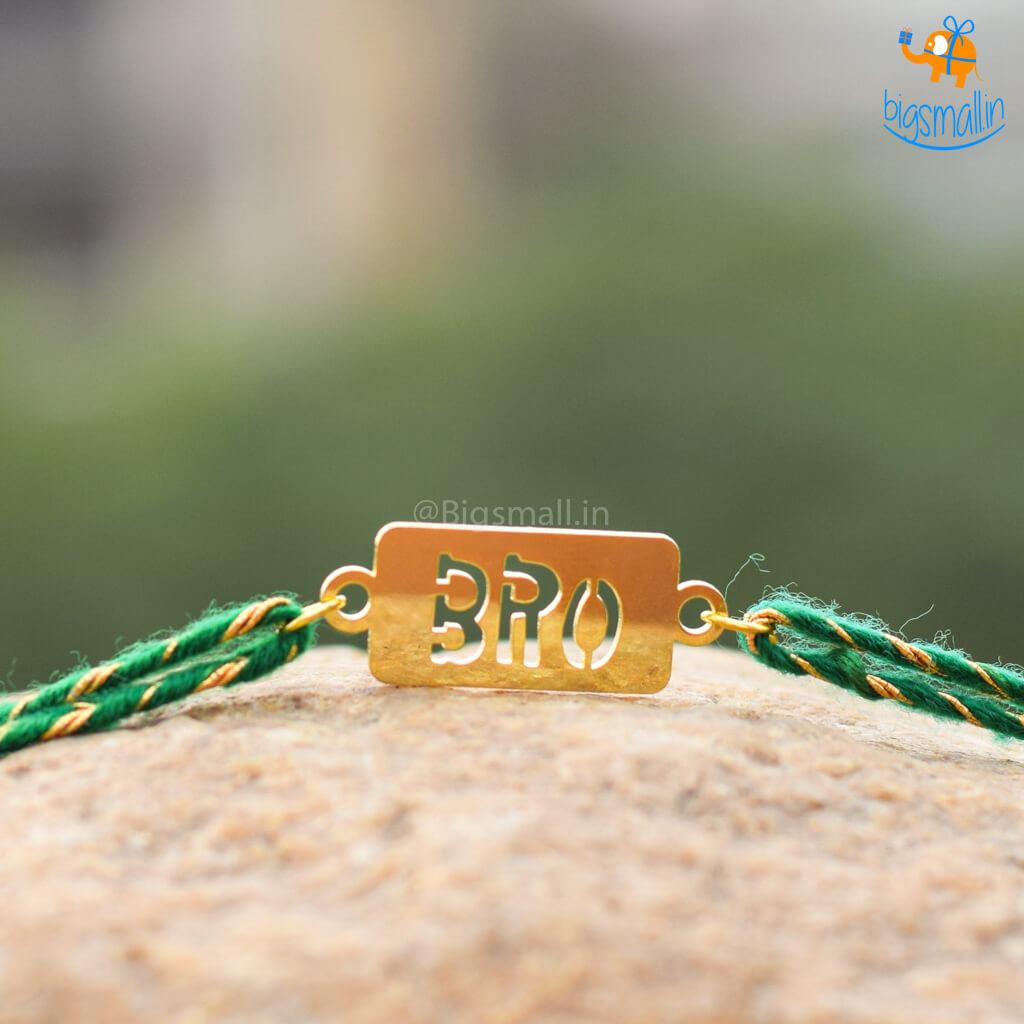 Bigsmall_piu Bro Metallic Rakhi - view 2