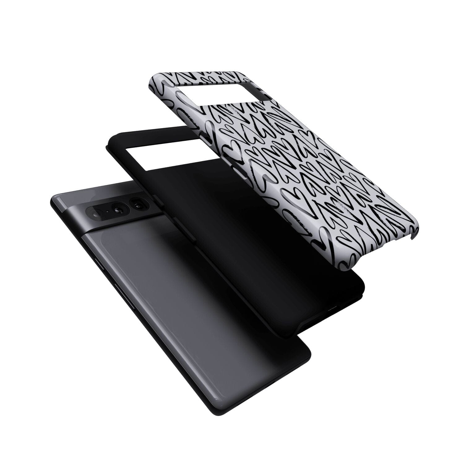 Casetry Heart Throb | Endless Hearts Google Pixel Case - view 12