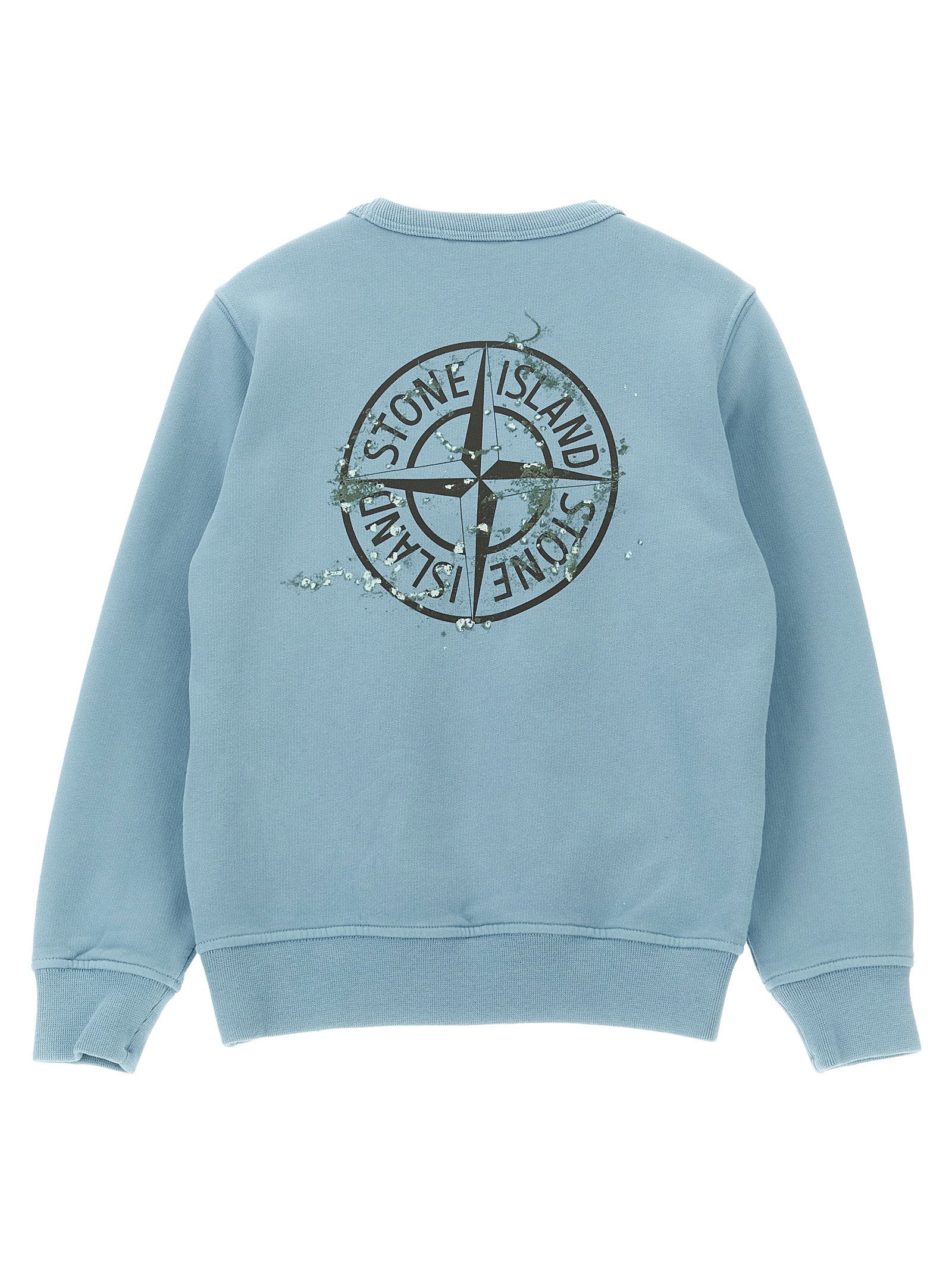 Stone Island Junior Front And Back Print Sweatshirt - view 2