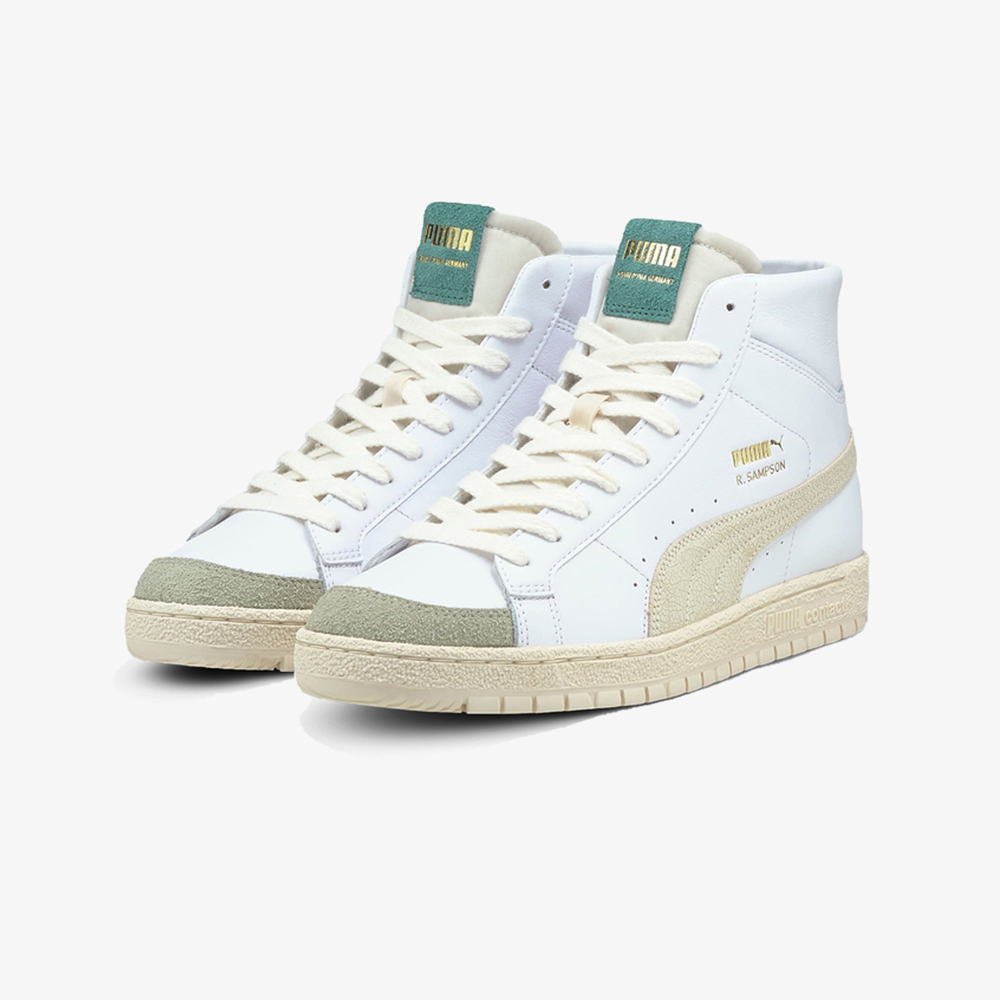 Puma | Ralph Sampson 70 Mid Eb { Eggnog-puma White - view 2