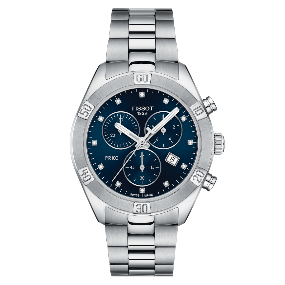 Tissot T-Classic Blue Dial Women 38mm - view 2