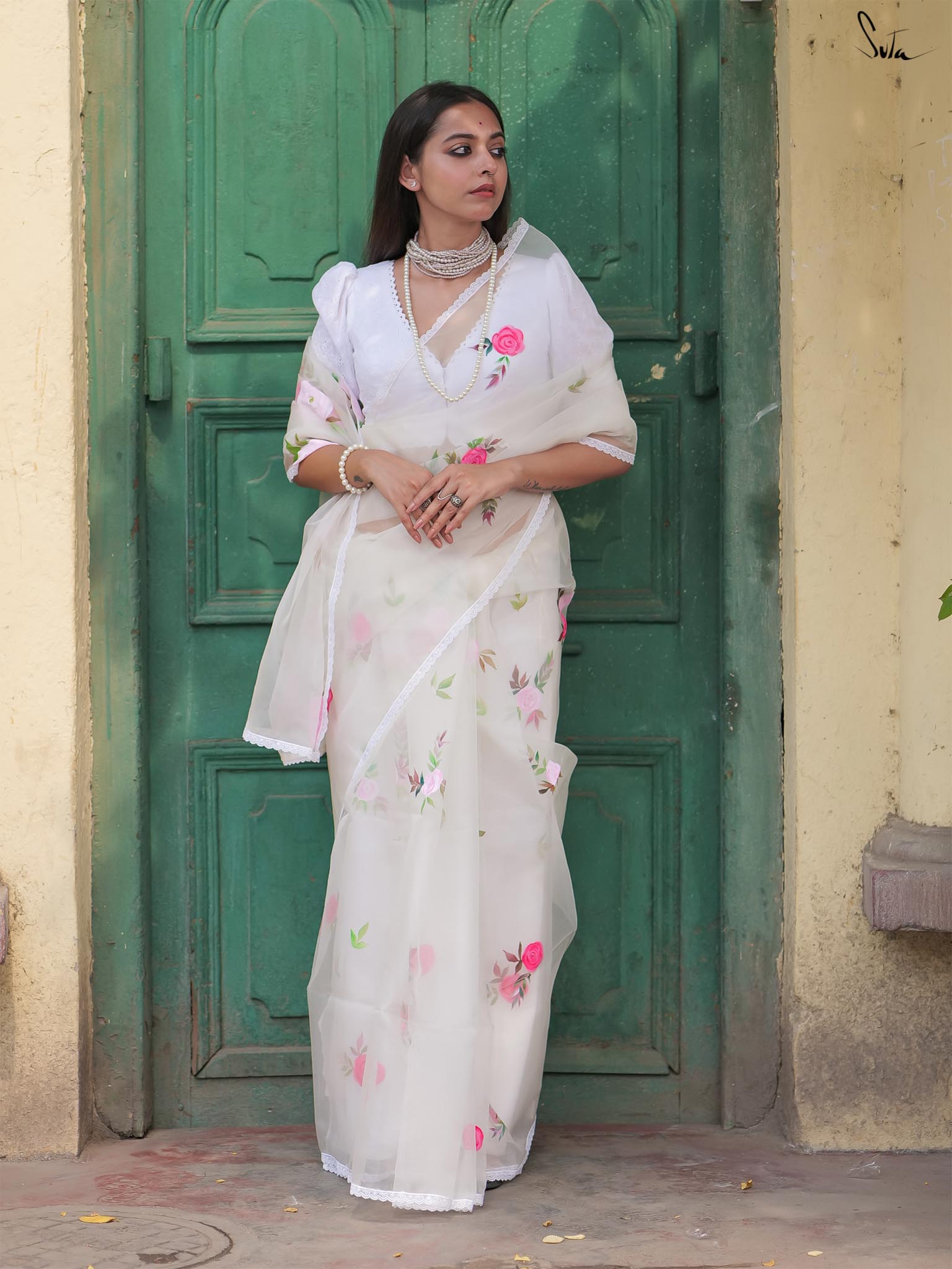 Women's sarees – suta.in Gulnaar – Women's