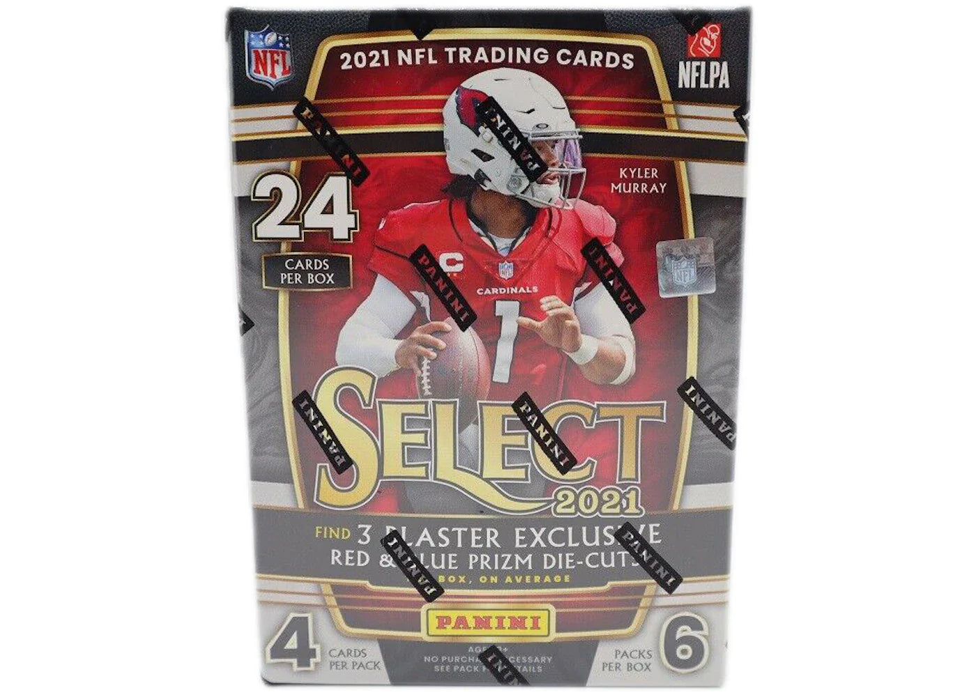 2021 Panini Select Football Blaster Box (Red & Blue Prizm Die-Cuts)
