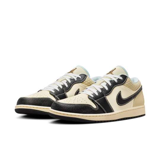 Air Jordan 1 Low Se Coconut Milk Black Muslin - view 3