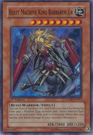 Yu-Gi-Oh! Beast Machine King Barbaros Ur - ANPR-EN097 - Super Rare - Unlimited
