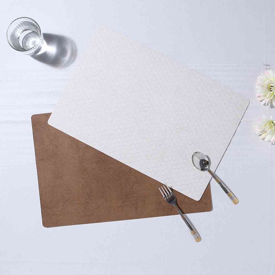 Wonderchef Valentina Reversible Diamond & Textured Placemat Set of 6